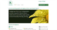 Desktop Screenshot of hedgerowprint.co.uk